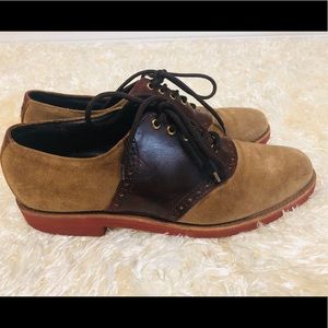 HUNT CLUB MENS Leather & Suede Dress Shoes. 10.5M